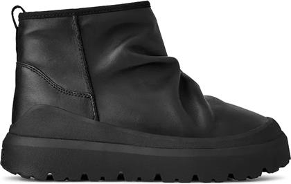 ΔΕΡΜΑΤΙΝΕΣ ΜΠΟΤΕΣ ΧΙΟΝΙΟΥ HERITAGE UTILITY MINI NOIR ΧΡΩΜΑ: ΜΑΥΡΟ, 1171118.BLK UGG