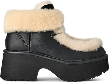 ΔΕΡΜΑΤΙΝΕΣ ΜΠΟΤΕΣ ESMEE LEATHER LACE UP ΓΥΝΑΙΚΕΙΑ, ΧΡΩΜΑ: ΜΑΥΡΟ, 1176110.BLK UGG
