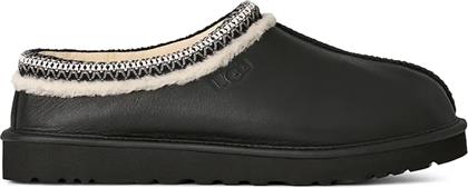 ΔΕΡΜΑΤΙΝΕΣ ΠΑΝΤΟΦΛΕΣ TASMAN NOIR ΧΡΩΜΑ: ΜΑΥΡΟ, 1171303.BLK UGG