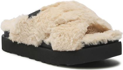 ΠΑΝΤΟΦΛΕΣ W FUZZ SUGAR CROSS SLIDE 1135131 ΜΠΕΖ UGG από το EPAPOUTSIA