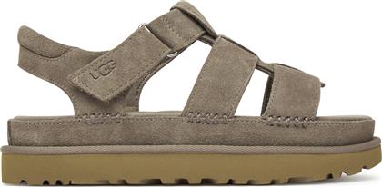 ΣΑΝΔΑΛΙΑ W GOLDENSTAR STRAP 1137890 ΚΑΦΕ UGG