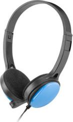 USL-1221 ON-EAR HEADSET WITH MIC BLUE UGO