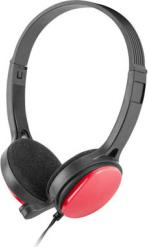 USL-1222 ON-EAR HEADSET WITH MIC RED UGO από το e-SHOP