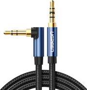 3.5MM TO 3.5MM AUDIO CABLE AV112 ANGLED 1.5M BLUE UGREEN