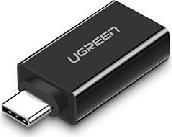 ADAPTOR OTG TYPE C 3.1 TO USB 3.0 US173 BLACK 20808 UGREEN