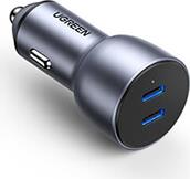 CAR CHARGER 40W DUAL PD 3.0 GRAY CD213 70594 UGREEN