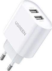 CHARGER CD104 12W DUAL USB-A WHITE 20384 UGREEN