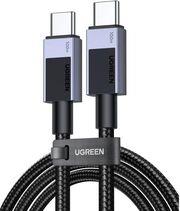 CHARGING CABLE 100W L512 TYPE-C/TYPE-C BLACK 1M 45063 5A UGREEN