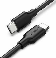 CHARGING CABLE US286 TYPE-C/TYPE-C BLACK 1M 50997 3A UGREEN