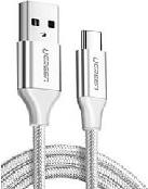 CHARGING CABLE US288 TYPE-C SILVER 2M 60133 3A UGREEN