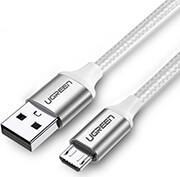 CHARGING CABLE US290 MICRO USB SILVER 2M 60153 2A UGREEN
