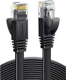 FLAT U/UTP CAT6 ΚΑΛΩΔΙΟ ΔΙΚΤΥΟΥ ETHERNET 05M - ΜΑΥΡΟ UGREEN