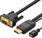 HDMI TO VGA CONVERTER/CABLE W/O AUDIO MM101 1.5M 30449 UGREEN
