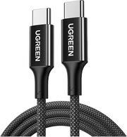 ΚΑΛΩΔΙΟ ΦΟΡΤΙΣΗΣ L501 35254 USB-C ΣΕ USB-C PD 60W 1M ΜΑΥΡΟ UGREEN