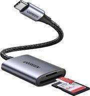 TYPE-C CARD READER CM401 SD + MICROSD GREY UGREEN