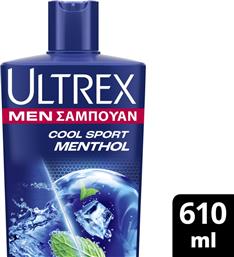 ΣΑΜΠΟΥΑΝ DEEP CLEAN ACTION MENTHOL 610ML ULTREX