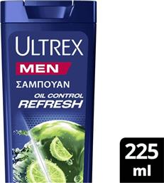 ΣΑΜΠΟΥΑΝ OIL CONTROL REFRESH ΛΙΠΑΡΑ ΜΑΛΛΙΑ 225ML ULTREX