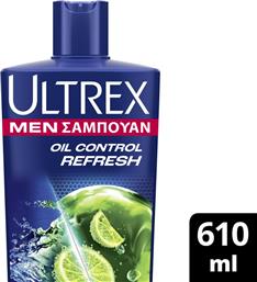 ΣΑΜΠΟΥΑΝ OIL CONTROL REFRESH ΛΙΠΑΡΑ ΜΑΛΛΙΑ 610ML ULTREX