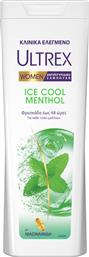 WOMEN ICE COOL MENTHOL ANTI-DANDRUFF SHAMPOO ΑΝΤΙΠΙΤΥΡΔΙΚΟ ΣΑΜΠΟΥΑΝ ΓΙΑ ΓΥΝΑΙΚΕΣ ΜΕ ΕΚΧΥΛΙΣΜΑ ΜΕΝΤΑΣ 360ML ULTREX