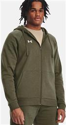 ΑΝΔΡΙΚΗ ΖΑΚΕΤΑ ΦΟΥΤΕΡ ΜΕ ΚΟΥΚΟΥΛΑ ''RIVAL FLEECE'' - 1379767 ΧΑΚΙ UNDER ARMOUR