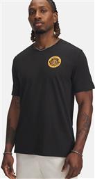 ΑΝΔΡΙΚΟ T-SHIRT ''ARMOUR CLUB'' - 6005612 ΜΑΥΡΟ UNDER ARMOUR