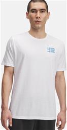 ΑΝΔΡΙΚΟ T-SHIRT ''TRIPLE STACK LEFT CHEST LOGO'' - 6004173 ΛΕΥΚΟ UNDER ARMOUR