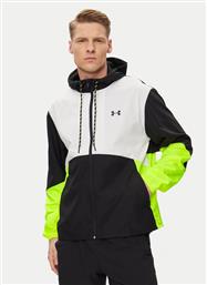 ΑΝΤΙΑΝΕΜΙΚΟ UA LEGACY WINDBREAKER 1382875-002 ΜΑΥΡΟ LOOSE FIT UNDER ARMOUR