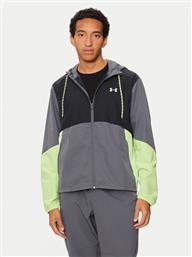 ΑΝΤΙΑΝΕΜΙΚΟ UA LEGACY WINDBREAKER 1382875 ΓΚΡΙ REGULAR FIT UNDER ARMOUR