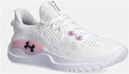 ΑΘΛΗΤΙΚΑ ΠΑΠΟΥΤΣΙΑ FLOW DYNAMIC INTELLIKNIT ΧΡΩΜΑ: ΑΣΠΡΟ UNDER ARMOUR