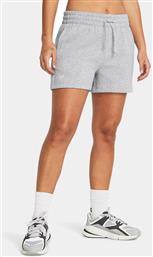 ΑΘΛΗΤΙΚΟ ΣΟΡΤΣ RIVAL FLEECE SHORT 1382723-011 ΓΚΡΙ LOOSE FIT UNDER ARMOUR