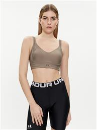 ΑΘΛΗΤΙΚΟ ΣΟΥΤΙΕΝ UA INFINITY LOW STRAPPY BRA 1384128-200 ΓΚΡΙ FITTED FIT UNDER ARMOUR