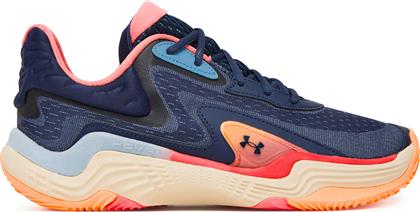 ΜΠΑΣΚΕΤΙΚΑ ΠΑΠΟΥΤΣΙΑ UA SPAWN 7 3028461 ΣΚΟΥΡΟ ΜΠΛΕ UNDER ARMOUR