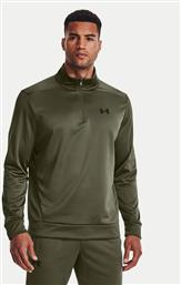 ΜΠΛΟΥΖΑ ARMOR FLEECE 1373358 ΠΡΑΣΙΝΟ REGULAR FIT UNDER ARMOUR