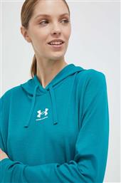 ΜΠΛΟΥΖΑ ΧΡΩΜΑ: ΠΡΑΣΙΝΟ, ΜΕ ΚΟΥΚΟΥΛΑ UNDER ARMOUR