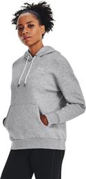 ΜΠΛΟΥΖΑ ESSENTIAL FLEECE HOODIE 1373033 ΓΚΡΙ REGULAR FIT UNDER ARMOUR