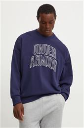 ΜΠΛΟΥΖΑ ICON HWT TERRY ΧΡΩΜΑ: ΝΑΥΤΙΚΟ ΜΠΛΕ, 1386548 UNDER ARMOUR