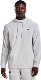 ΜΠΛΟΥΖΑ UA ARMOUR FLEECE HOODIE 1373353 ΓΚΡΙ REGULAR FIT UNDER ARMOUR