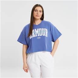 ΜΠΛΟΥΖΑ UA HEAVYWEIGHT SCRIPTED WORDMARK CROP SHORT SLEEVE UNDER ARMOUR