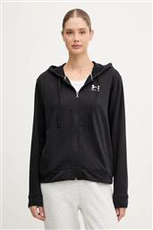 ΜΠΛΟΥΖΑ UA RIVAL ΧΡΩΜΑ: ΜΑΥΡΟ, ΜΕ ΚΟΥΚΟΥΛΑ, 6005509 UNDER ARMOUR