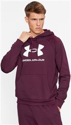 ΜΠΛΟΥΖΑ UA RIVAL FLEECE LOGO HD 1379758 ΜΠΟΡΝΤΟ LOOSE FIT UNDER ARMOUR