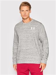 ΜΠΛΟΥΖΑ UA RIVAL TERRY 1370404 ΓΚΡΙ RELAXED FIT UNDER ARMOUR