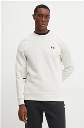 ΜΠΛΟΥΖΑ UNSTOPPABLE FLEECE CREW ΧΡΩΜΑ: ΓΚΡΙ, 1389351 UNDER ARMOUR