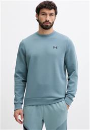 ΜΠΛΟΥΖΑ UNSTOPPABLE FLEECE CREW ΧΡΩΜΑ: ΜΑΥΡΟ, 1389351 UNDER ARMOUR