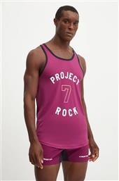 ΜΠΛΟΥΖΑΚΙ ΠΡΟΠΟΝΗΣΗΣ PROJECT ROCK ΧΡΩΜΑ: ΜΟΒ, 1386888 UNDER ARMOUR