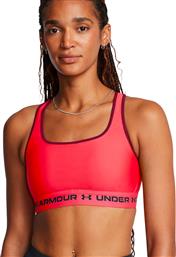 CROSSBACK MID BRA 1361034-713 ΚΟΚΚΙΝΟ UNDER ARMOUR