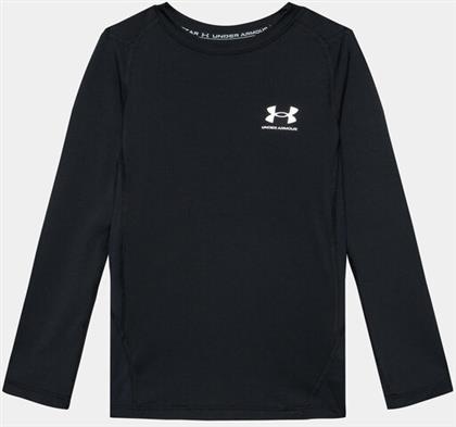 ΦΑΝΕΛΑΚΙ ΤΕΧΝΙΚΟ UA HG ARMOUR LS 1361731 ΜΑΥΡΟ FITTED FIT UNDER ARMOUR