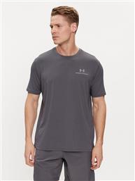 ΦΑΝΕΛΑΚΙ ΤΕΧΝΙΚΟ UA RUSH ENERGY SS 1383973-025 ΓΚΡΙ LOOSE FIT UNDER ARMOUR