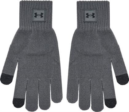 ΓΑΝΤΙΑ ΑΝΔΡΙΚΑ UA HALFTIME GLOVES 1373157-013 ΓΚΡΙ UNDER ARMOUR από το MODIVO