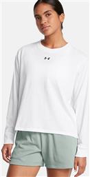 ΓΥΝΑΙΚΕΙΑ ΜΑΚΡΥΜΑΝΙΚΗ ΜΠΛΟΥΖΑ ''BOXY'' - 1387314 ΛΕΥΚΟ UNDER ARMOUR