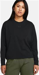 ΓΥΝΑΙΚΕΙΑ ΜΑΚΡΥΜΑΝΙΚΗ ΜΠΛΟΥΖΑ ''BOXY'' - 1387314 ΜΑΥΡΟ UNDER ARMOUR